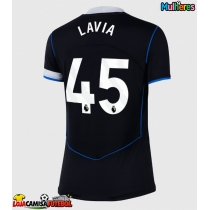 Camisa de Futebol Chelsea Romeo Lavia #45 Equipamento Alternativo Mulheres 2025-26 Manga Curta